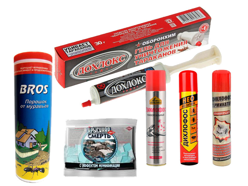 Средства защиты от бытовых насекомых